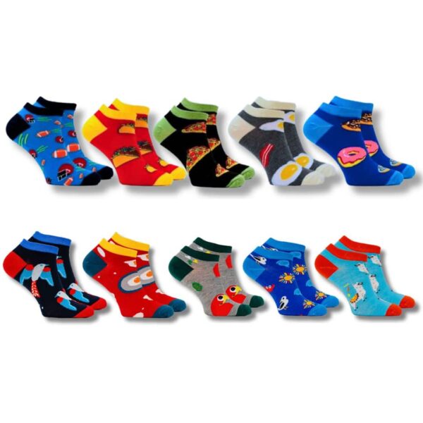 Mix Kolorowych Stopek | 10 PAR