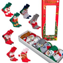 Pudełko Świątecznych Skarpet (D) | 7 PAR [35-41]