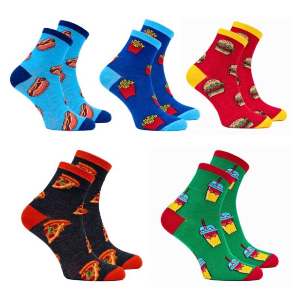 Zestaw Skarpet Fastfood | 5 PAR [30-35]