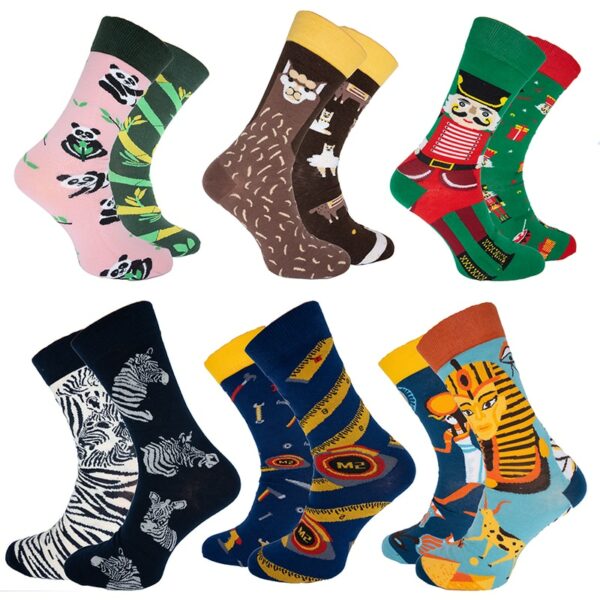 Egipskie Skarpety Nie do Pary | 6 PAR