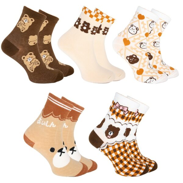 Zestaw Misiowych Skarpet | 5 PAR