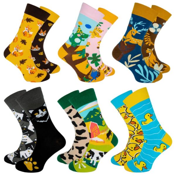 Sarenkowe Skarpety Nie do Pary | 6 PAR