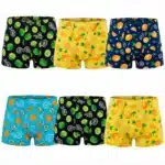Mix Bambusowych Owocowych Bokserek | 6 SZTUK [M-3XL]
