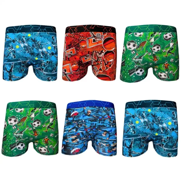 Mix Sportowych Bokserek | 6 SZTUK