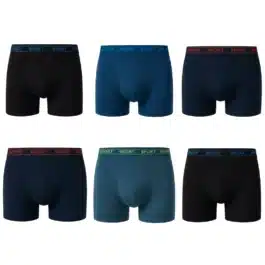 Mix Bambusowych Bokserek | 6 SZTUK [M-3XL]