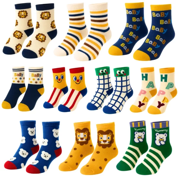 Zestaw Chłopięcych Skarpet | 10 PAR