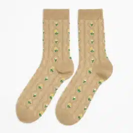 Damskie Pudełko Prezentowe | BRĄZOWE – 6 PAR [35-41]