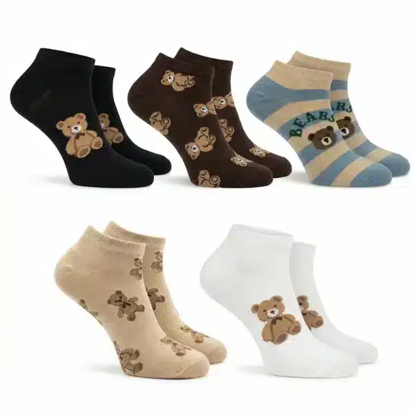 Zestaw Misiowych Stopek | 5 PAR