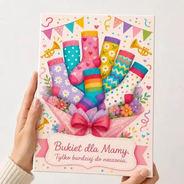 Mama Box dla Mamy - pudełko prezentowe z frontem Bukiet