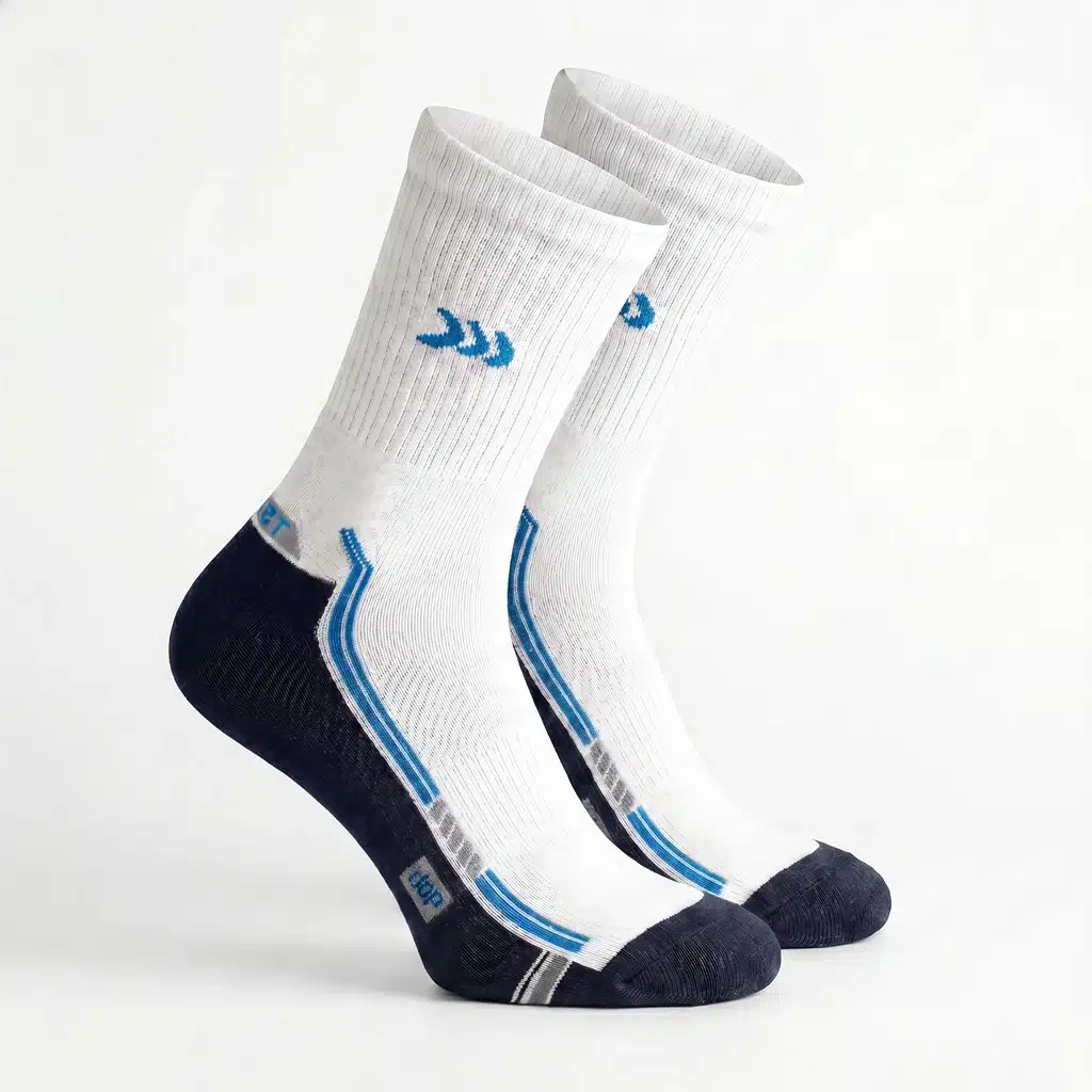 Mix Sportowych Skarpet | 10 PAR - para granatowo-niebieska