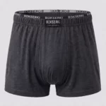 Grafitowe bambusowe bokserki męskie w rozmiarach 4XL-7XL